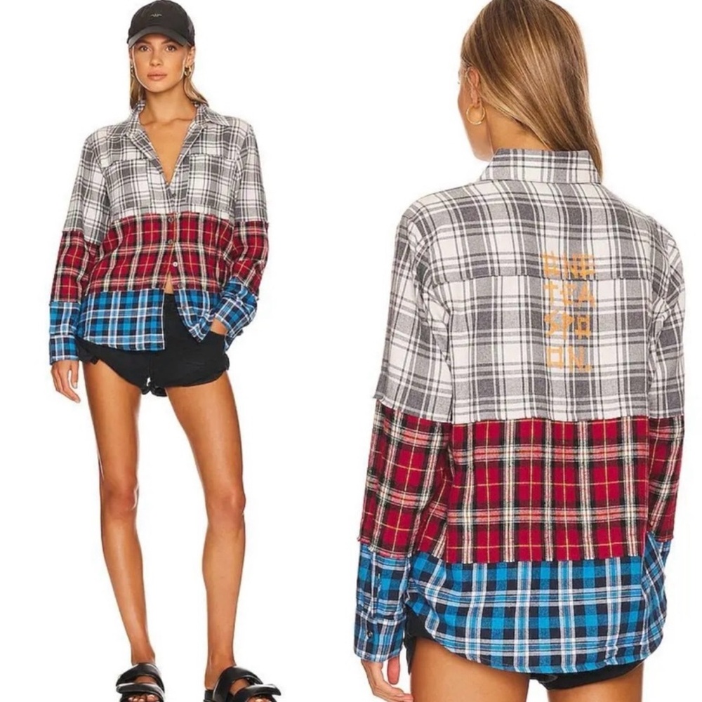 EUC - One Teaspoon Indecision Button-down Flannel - Sz M